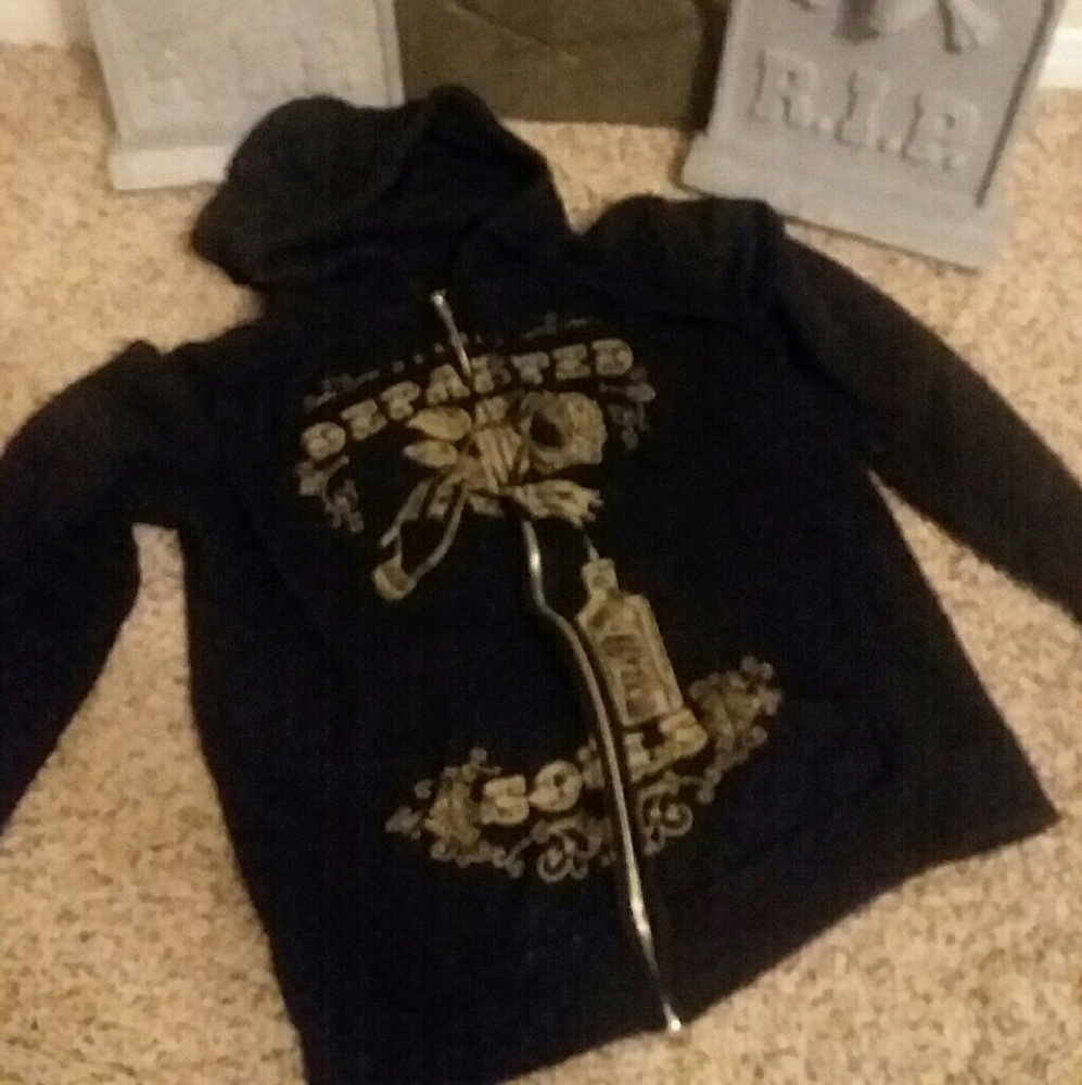 *SOLD* Se7en Deadly Dearly Departed Souls Hoodie